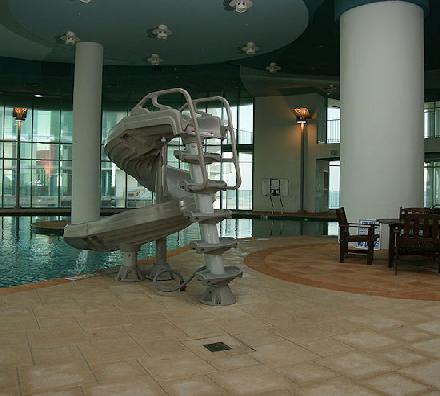 Turquoise Place Indoor Pool Slide